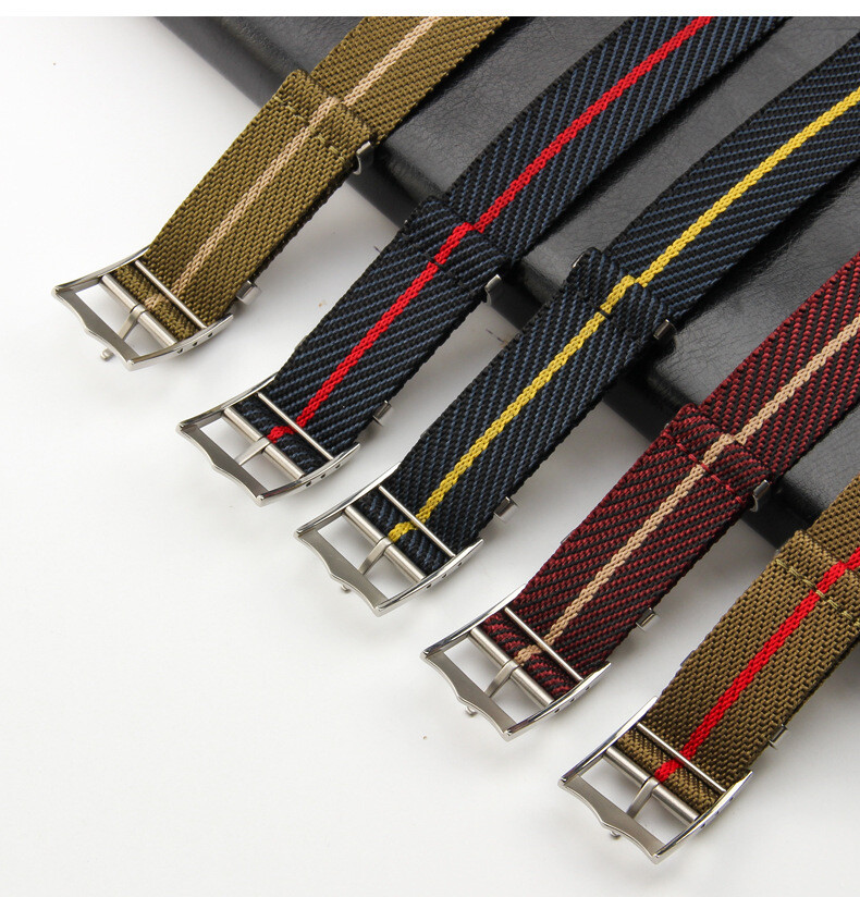 High Quality Nylon Braided Watch Strap Canvas Watch Band 20 22mm for Tudor