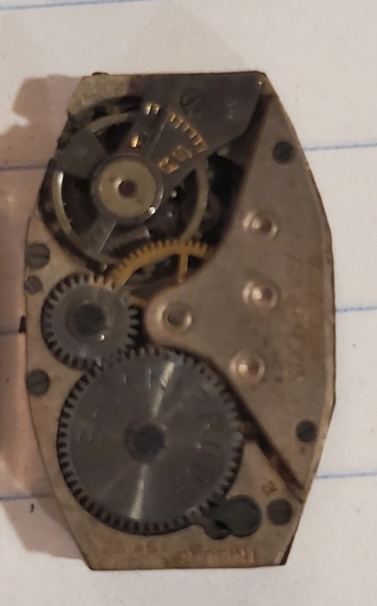 Tribune Vintage 6 Jewel Rectangular Mechanical Manual Wristwatch Parts Or Repair