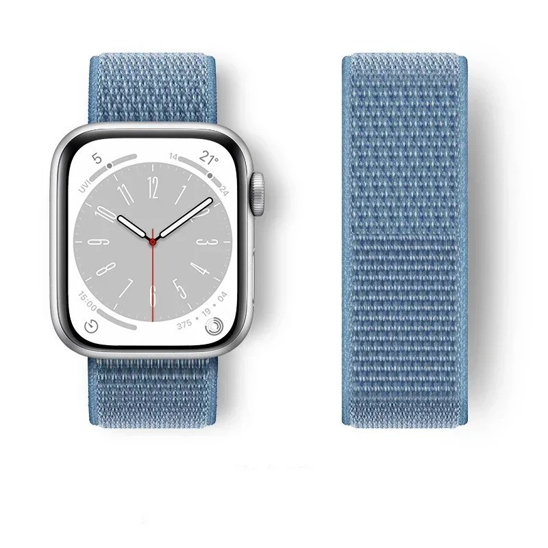 Nylon Loop Strap For Apple Watch Band 38-45mm Ultra 49mm Series 4-9 SE