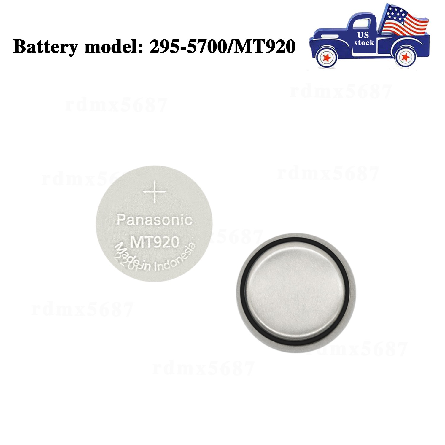 New original For Citizen Rechargeable Coin Battery Panasonic 295-5700 MT920