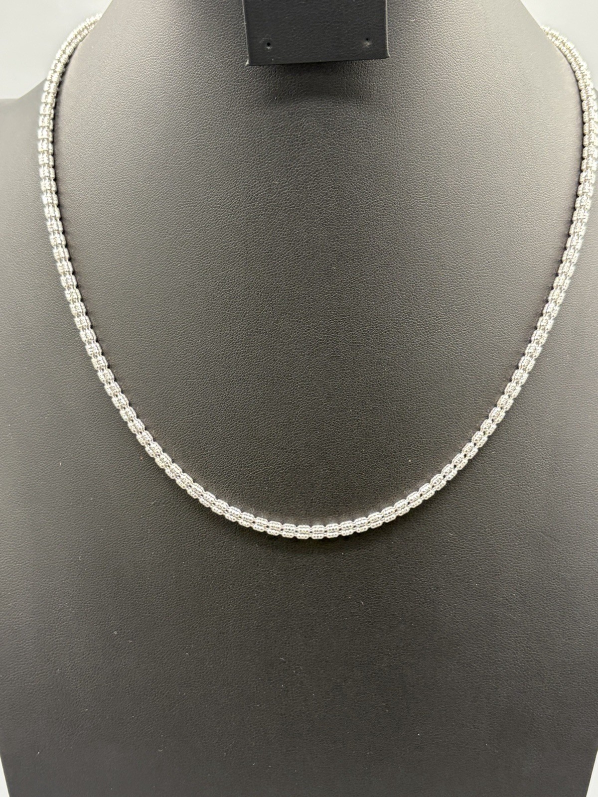 925 Sterling Silver Ice Chain – 3.5mm – 22 Inches – 22 Grams – Brand New