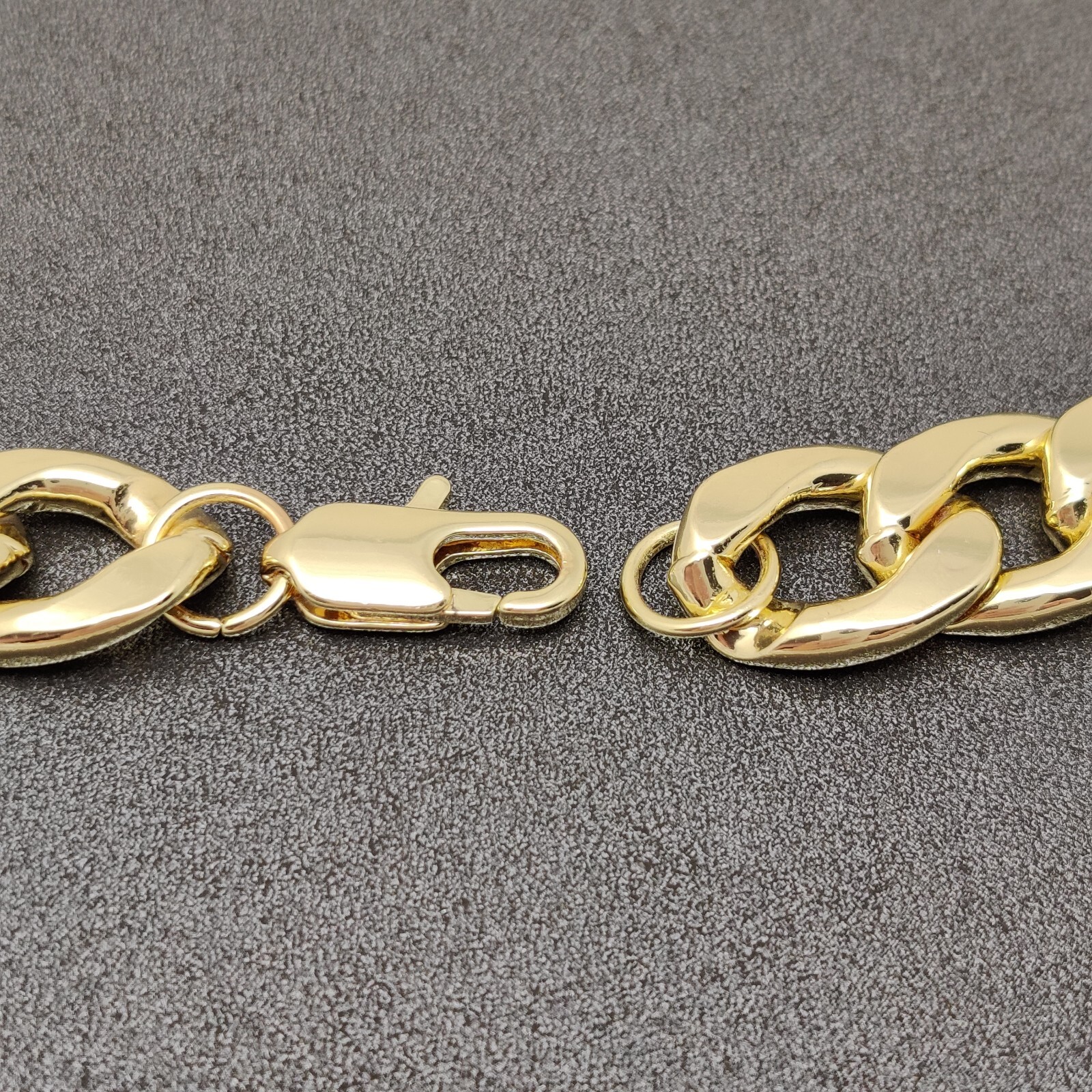 14MM Cuban Link Chain Necklace Thick and Heavy Men’s Plated Hip Hop Jewelry