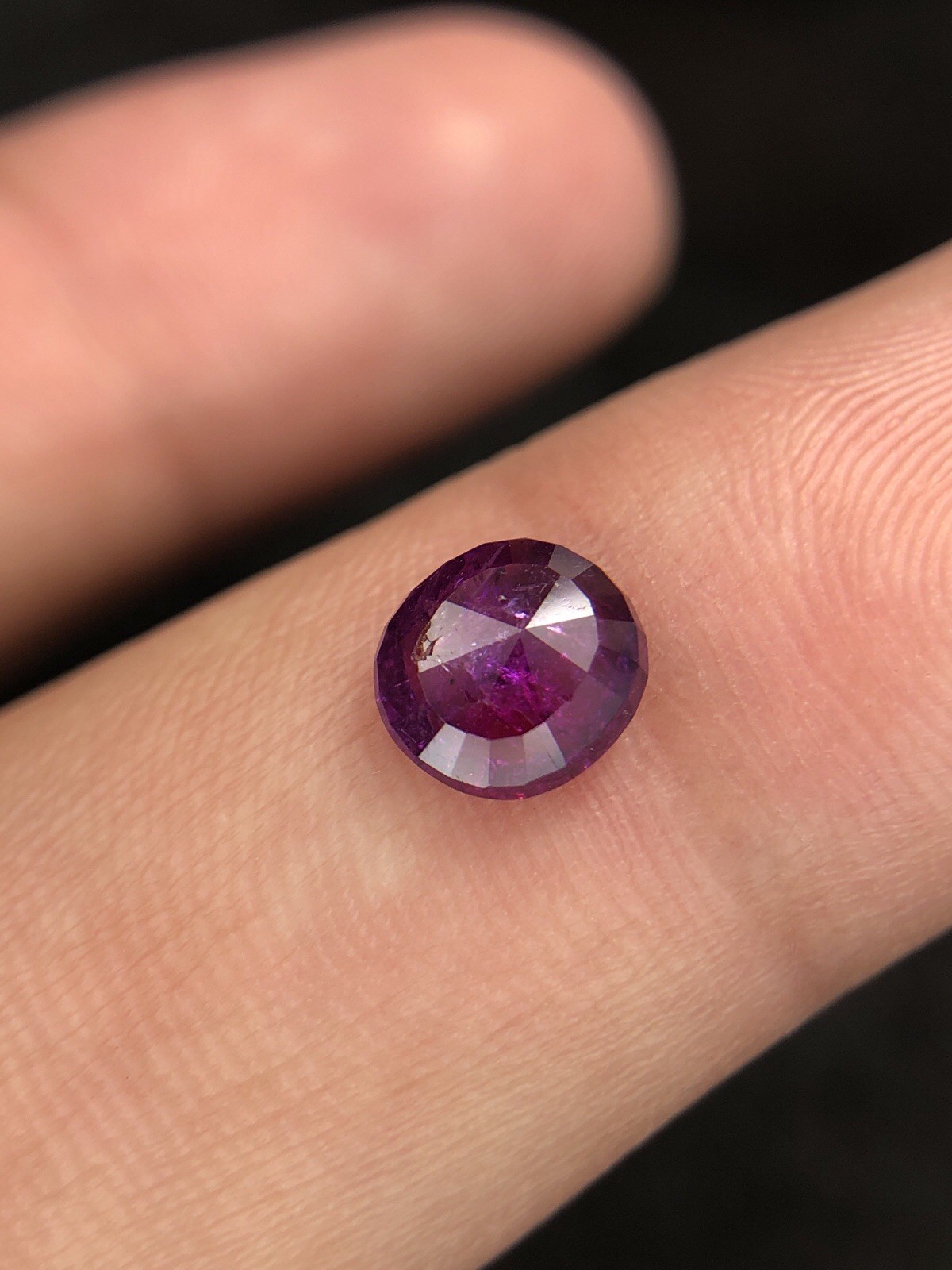 1.35 Carats Beautiful ruby pink Color and beautiful Faceted Piece 😍