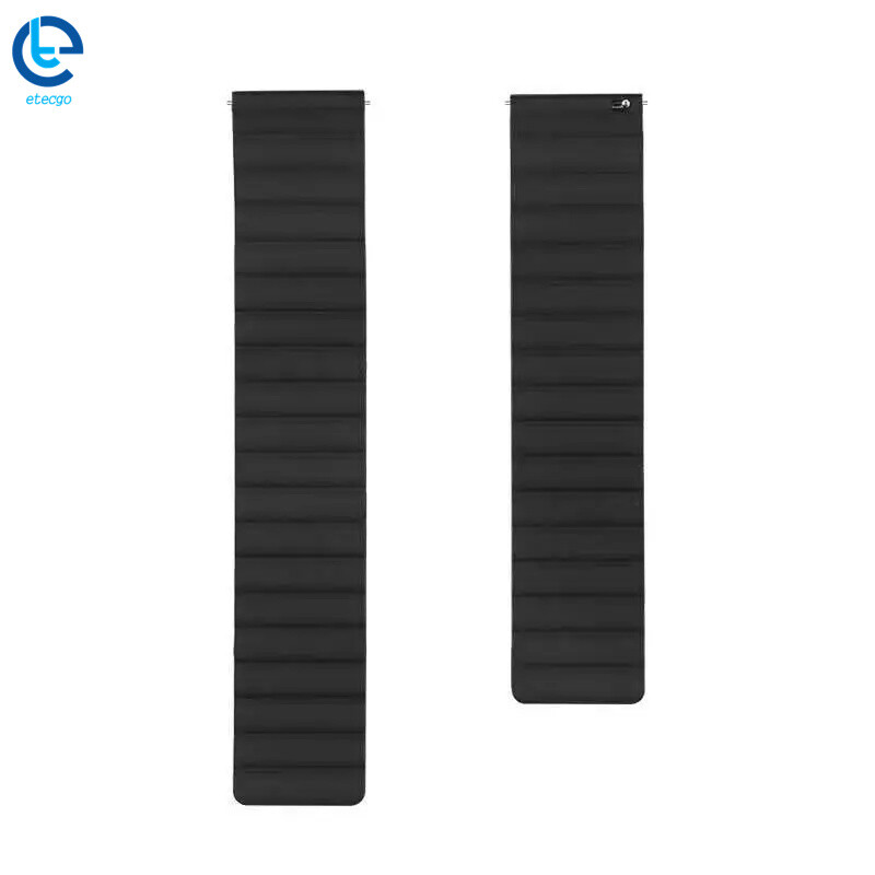 Smart Watch Band 20/22mm Universal Silicone Magnetic Closure Sport Magnetic Loop