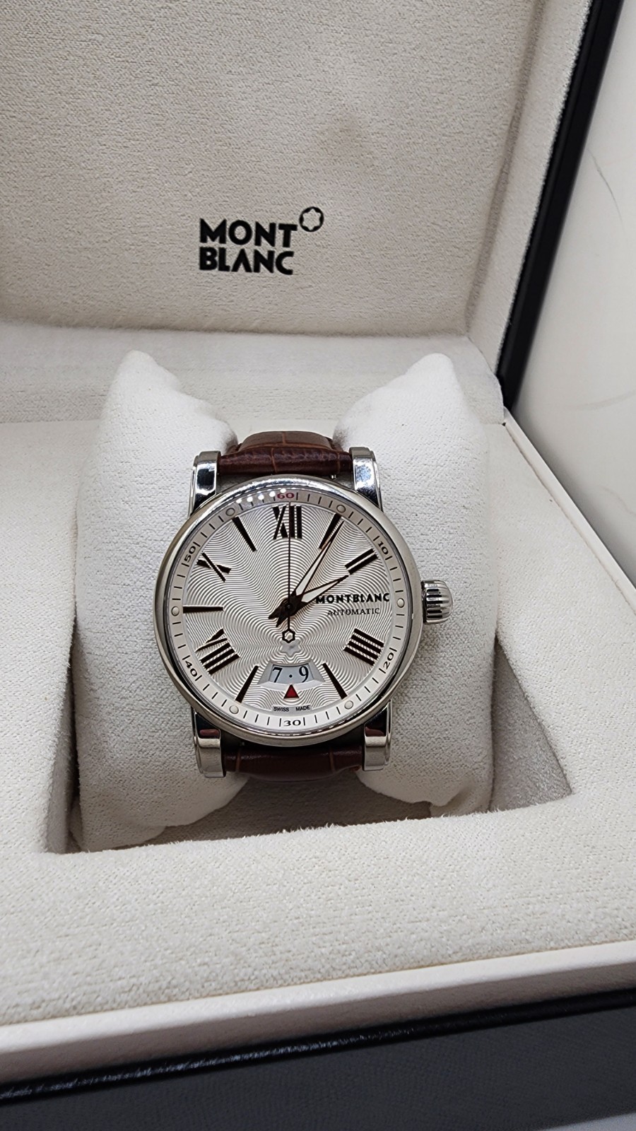 Montblanc Star 4810 Date Automatic 7102 Silver Dial 40mm w/ Box 105858