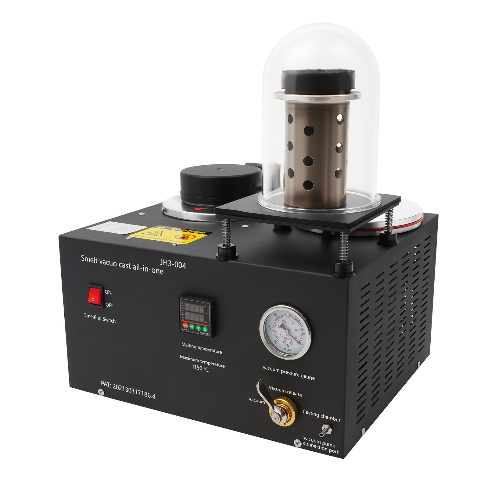 Jewelry Vacuum Casting Machine Jewelry Lost Wax Cast Combination Melter 2102℉