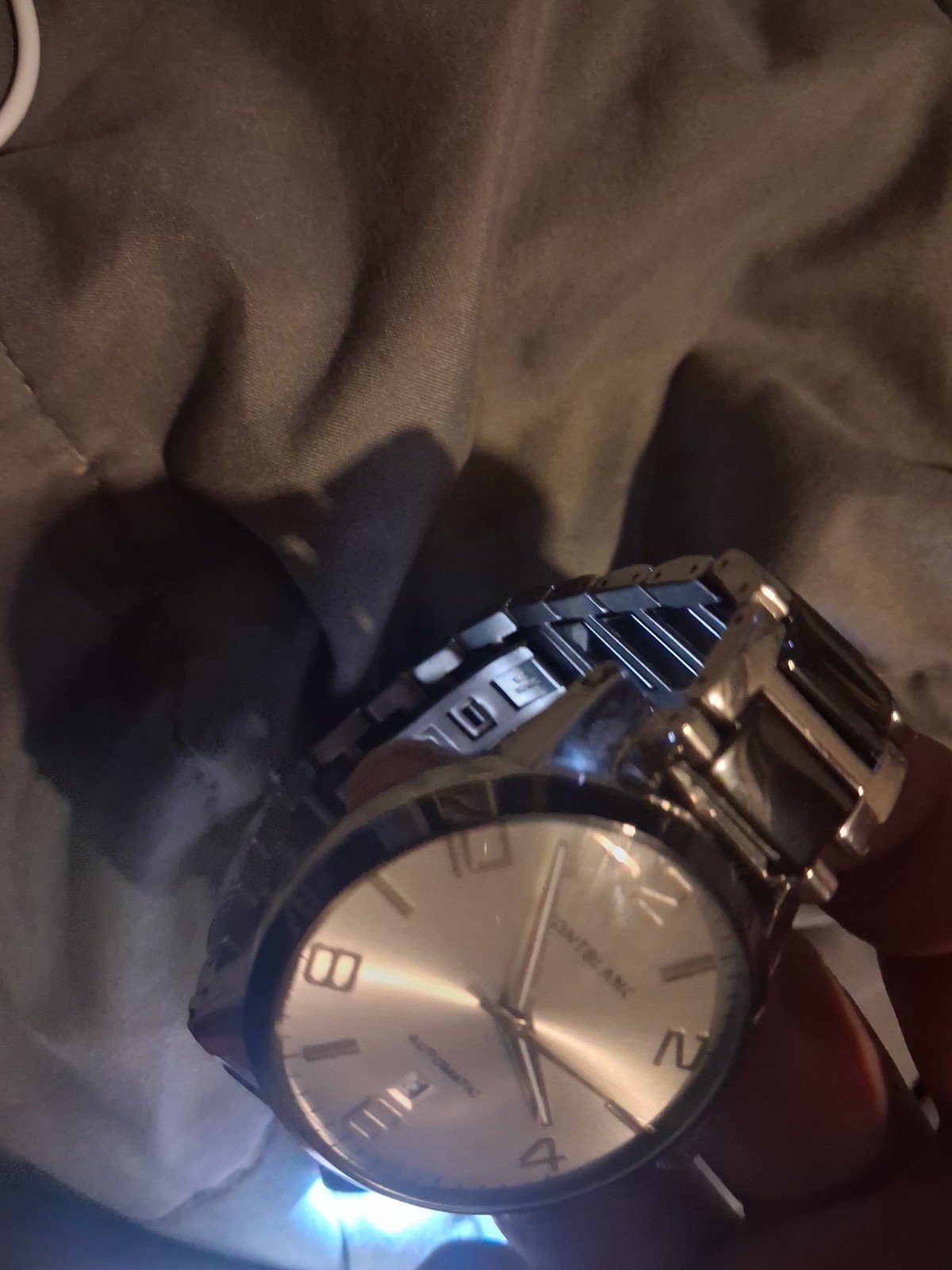 Montblanc TimeWalker Automatic Silver Dial Date Stainless Steel Bracelet 30M