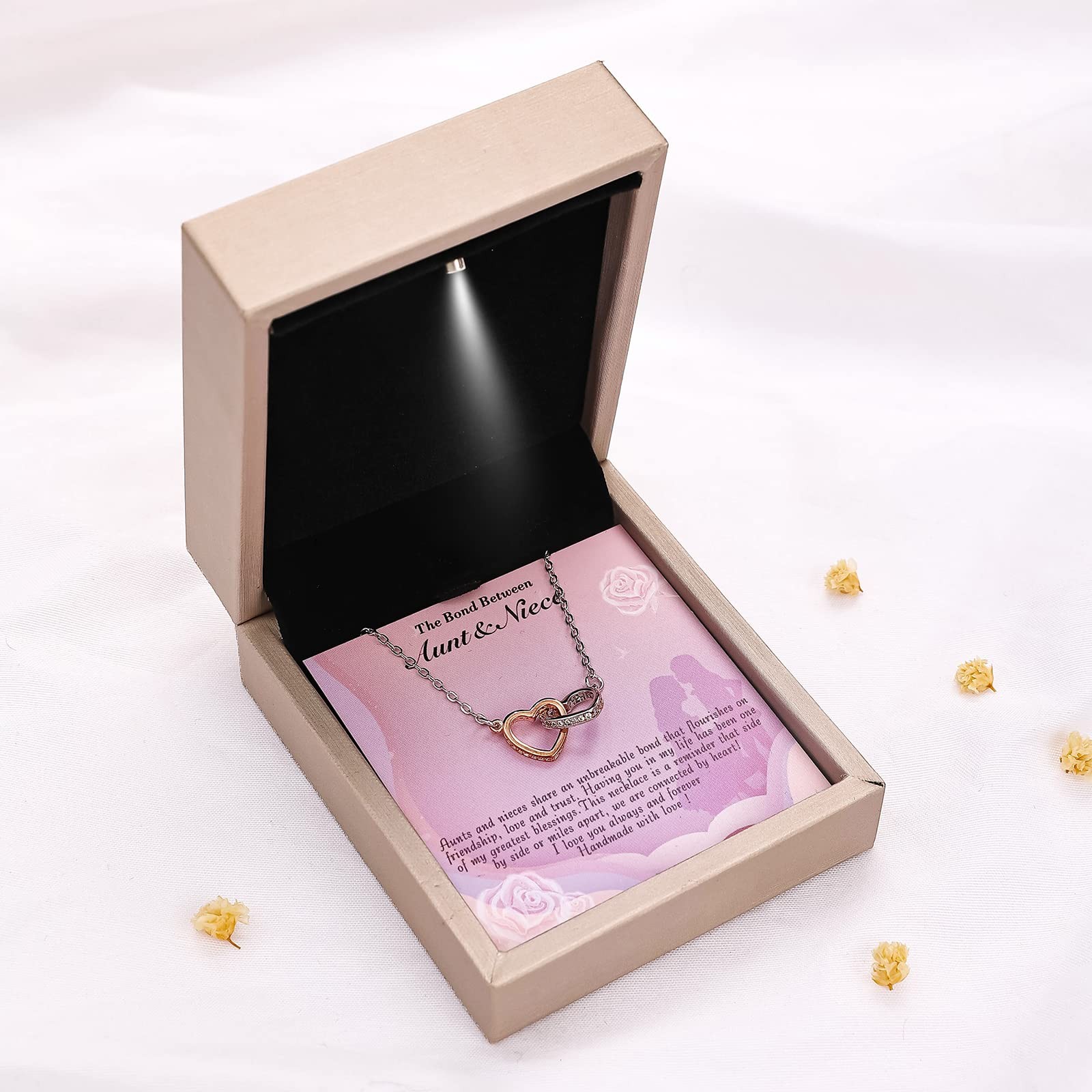 Aunt Niece Necklace – Perfect Gift for Birthday Christmas Graduation