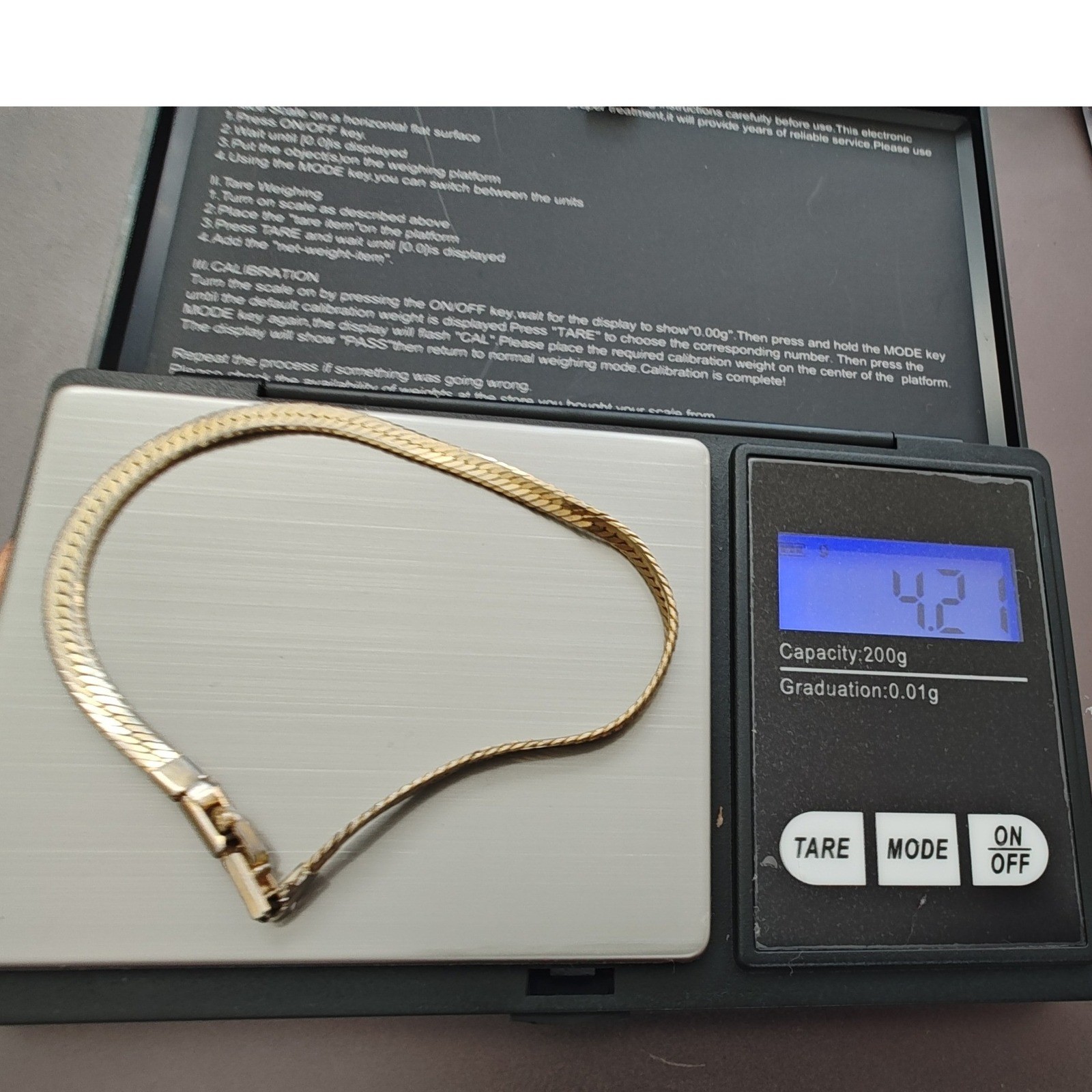 Necklace and Bracelet Set Herringbone Flat Chain Korea Jewelry