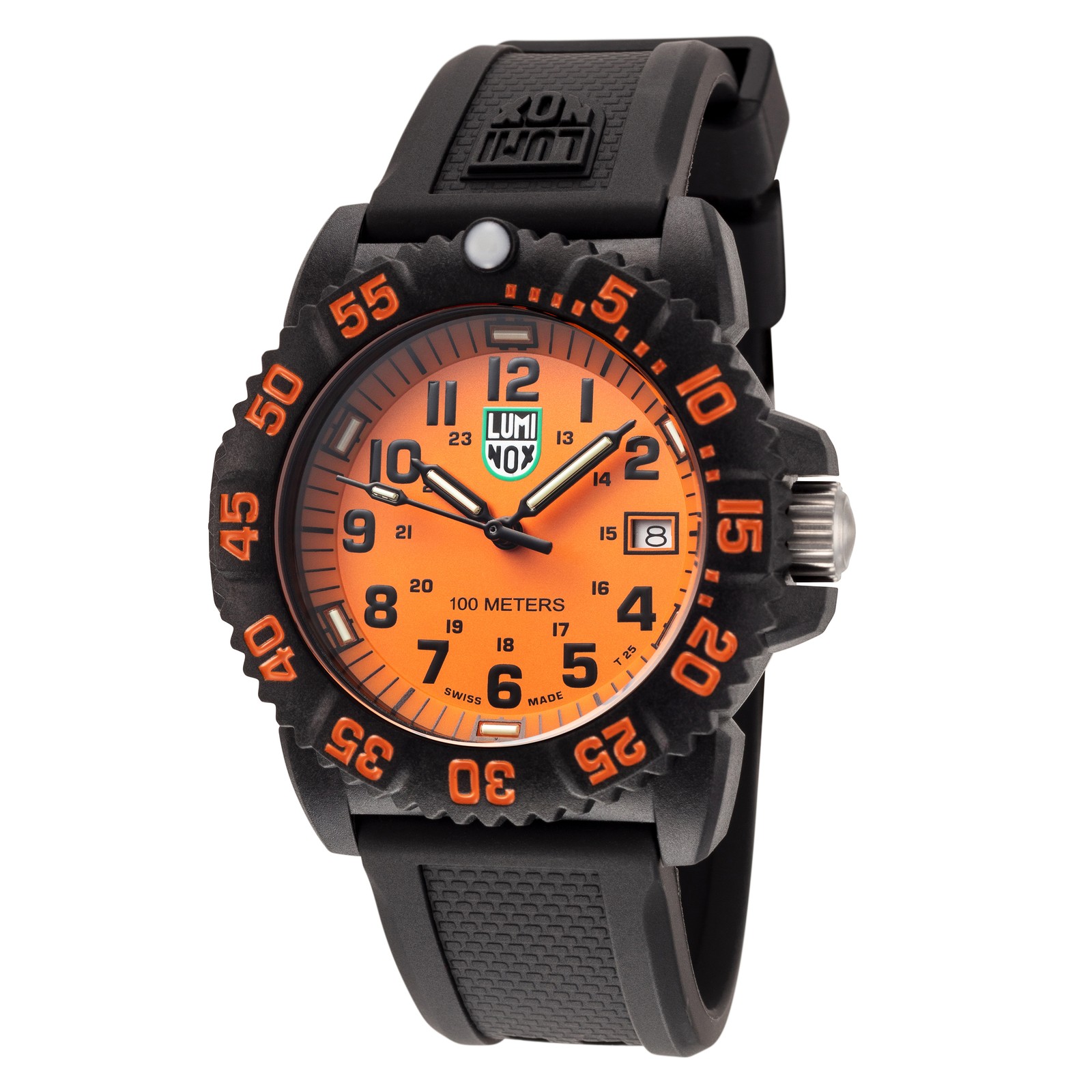 Luminox Men’s Sea Lion X2.2079 Black/Orange Dial Polyurethane Watch