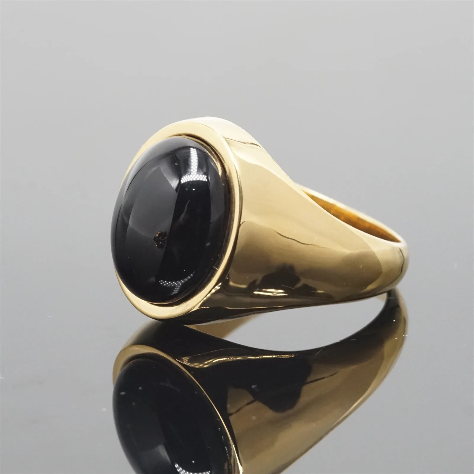 Multi Color Stone Vintage Stainless Steel Fashion Trendy Rings Size 7-12