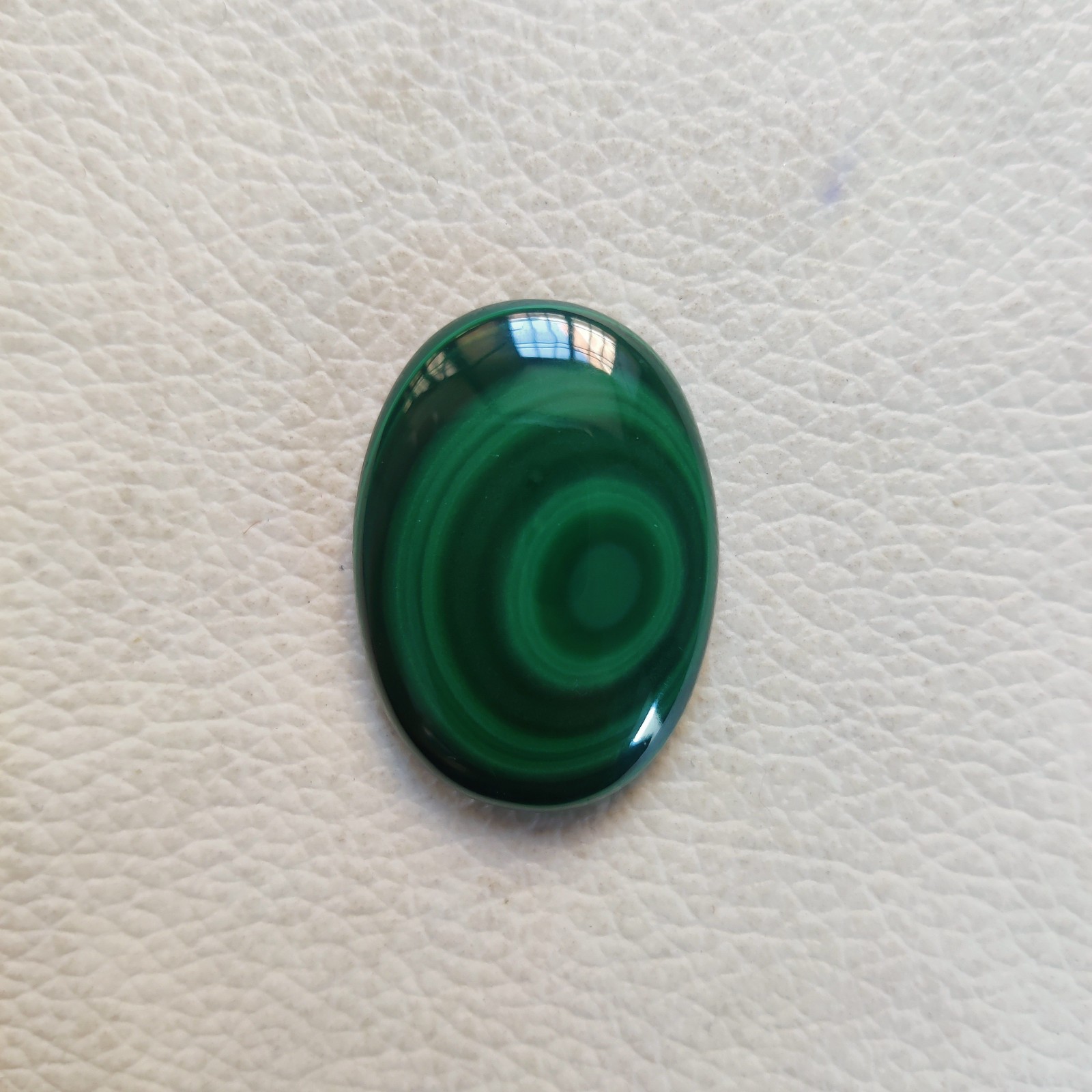Natural Green Malachite Loose Gemstone Cabochon,Oval-50 CT,30 X 22 X 6 MM