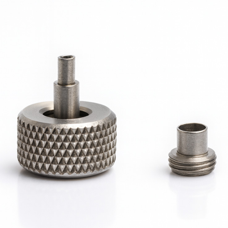 Silver Screw Crown | 7.4mm – Universal Fit | Luxury Watch Repair Part