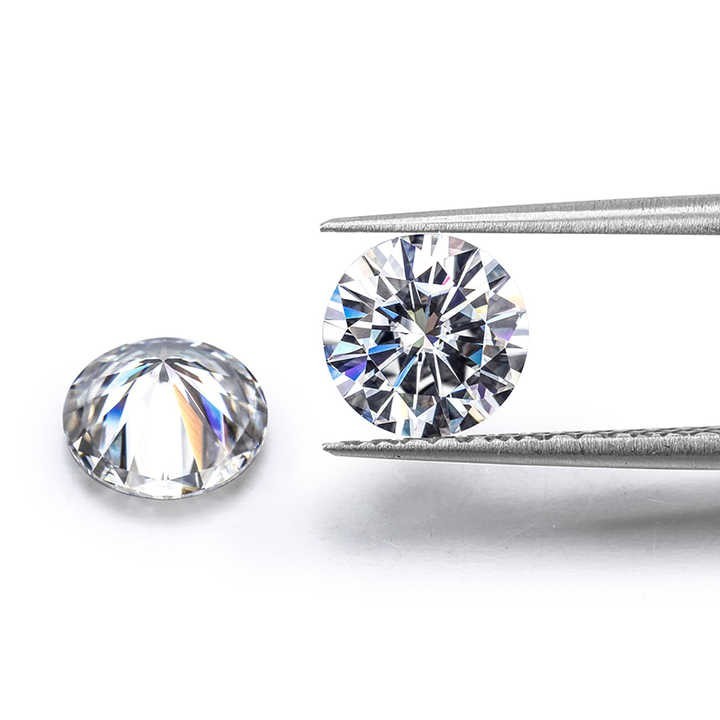 2.40mm White Cubic Zirconia Round Loose Gemstone AAA Quality For Jewelry Making