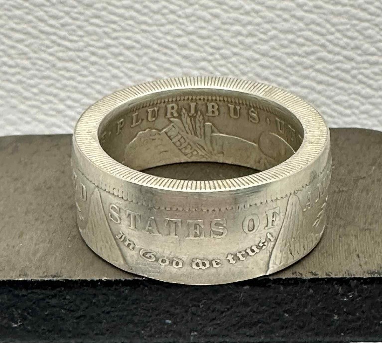 Morgan Silver Dollar Coin Ring – Sizes 9-15