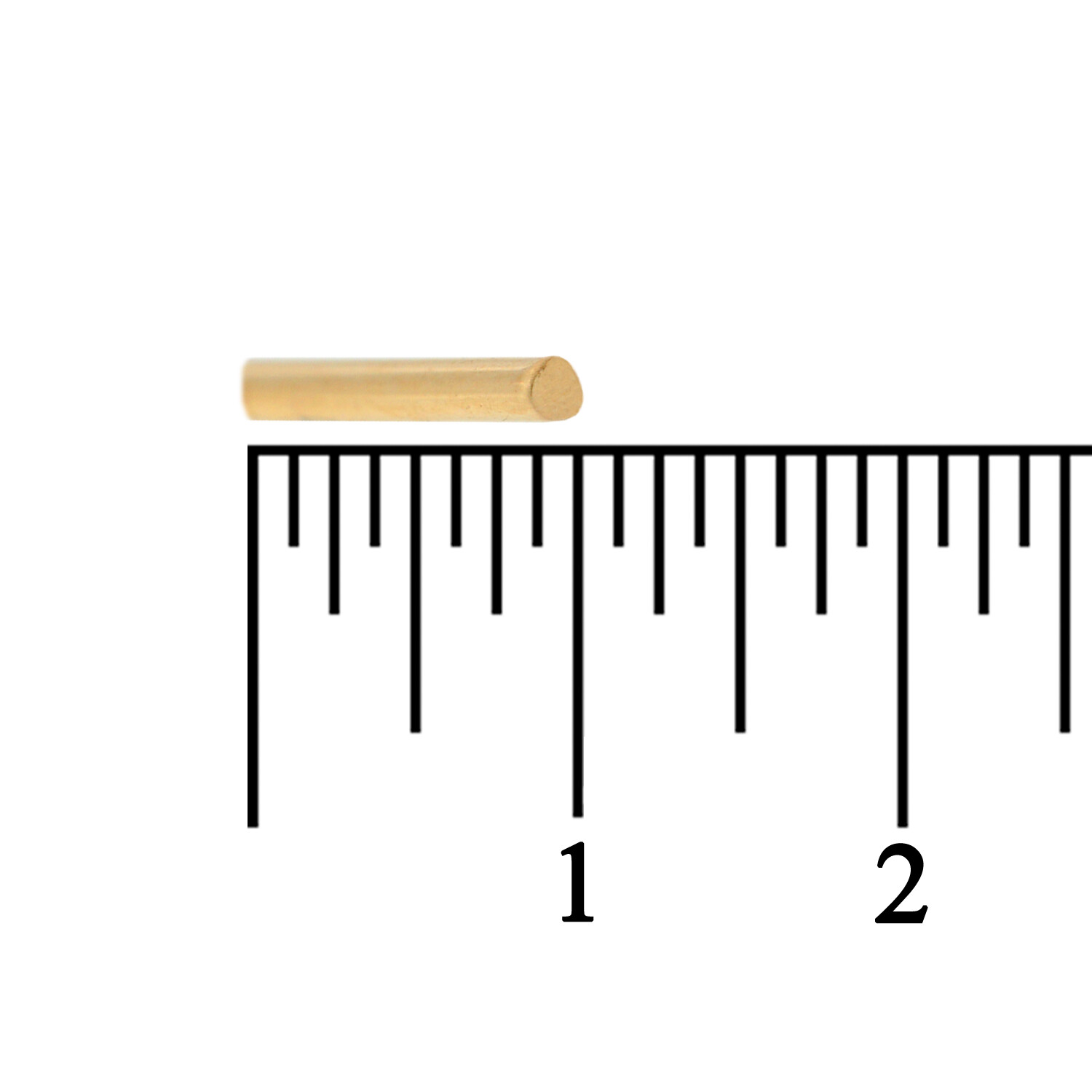 10K Solid Yellow Gold Round Wire Half Hard 1 Inch 10ga – 24 Gauge 0.5mm – 2.5mm