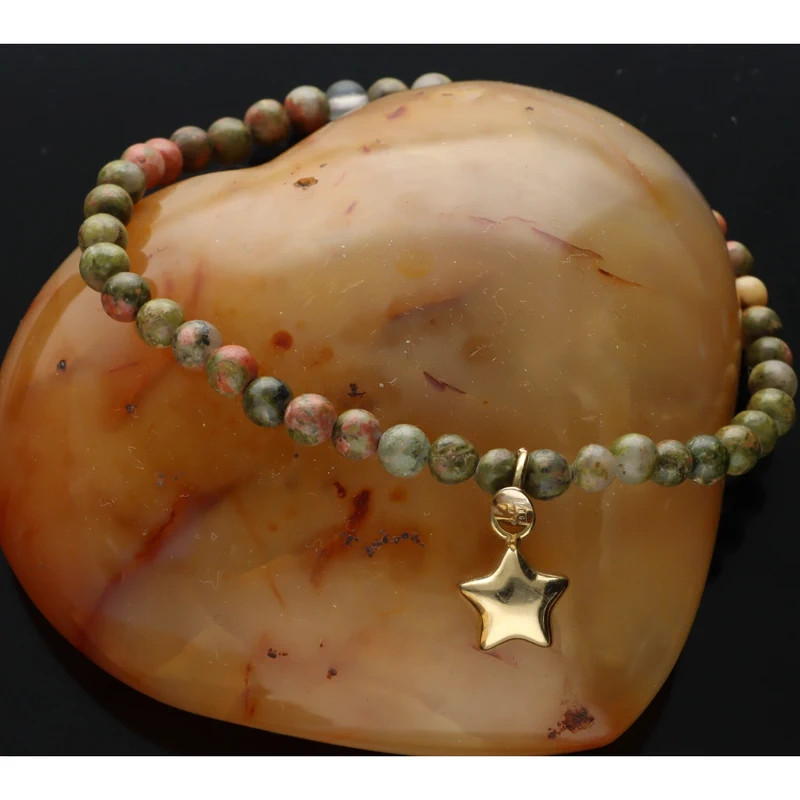 750/1000 YELLOW GOLD PENDANT BRACELET. , 18 KT
