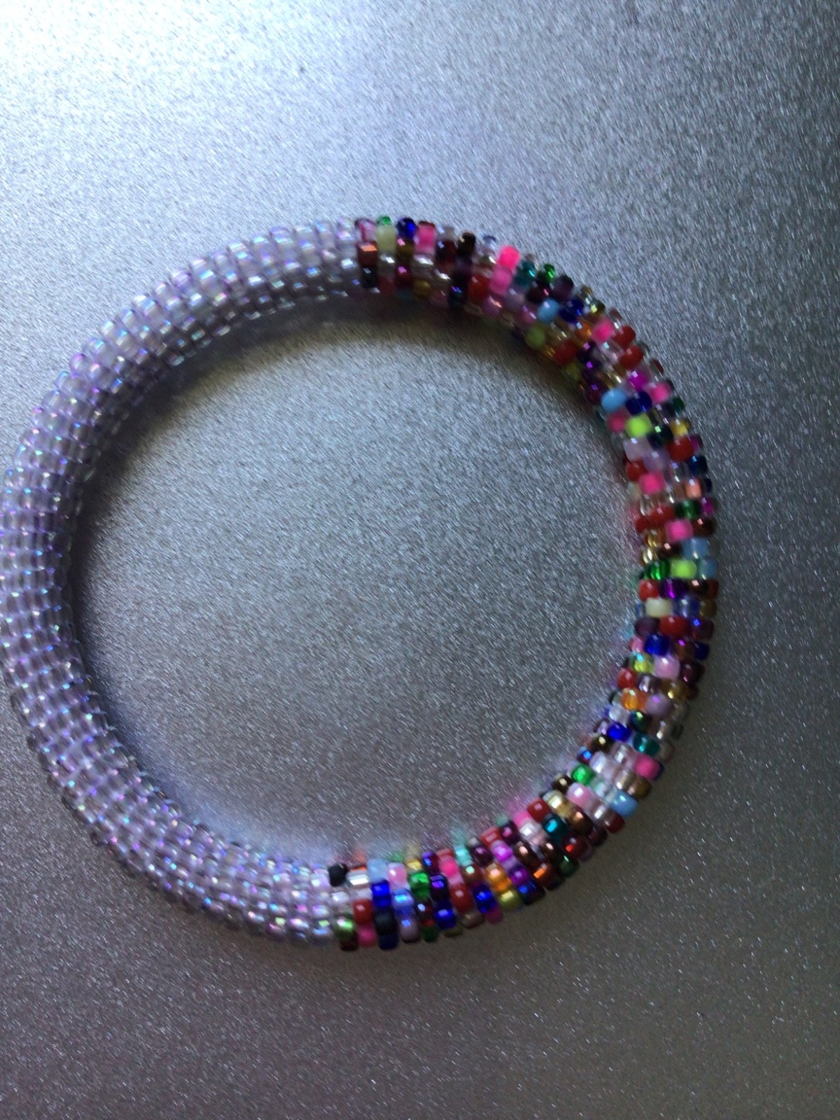 UNIQUE MULTICOLOR COMBINATION, 7″ ROLL ON SASHKA BRACELETS, 12 PCS