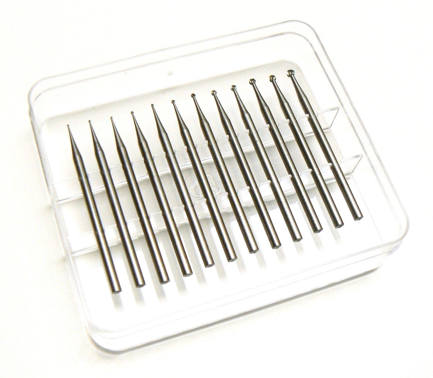 Jewelry Burs Set of 12 Round Burs Jewelers Ball Burs Fig 1 Round Rotary Tool Bit