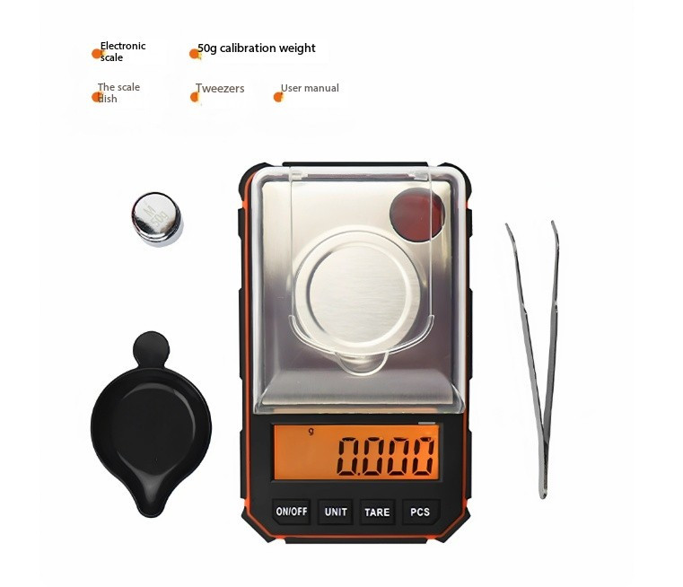 Brifit Electronic Digital Scale 0.001g/50gMini Scale Precision Professional