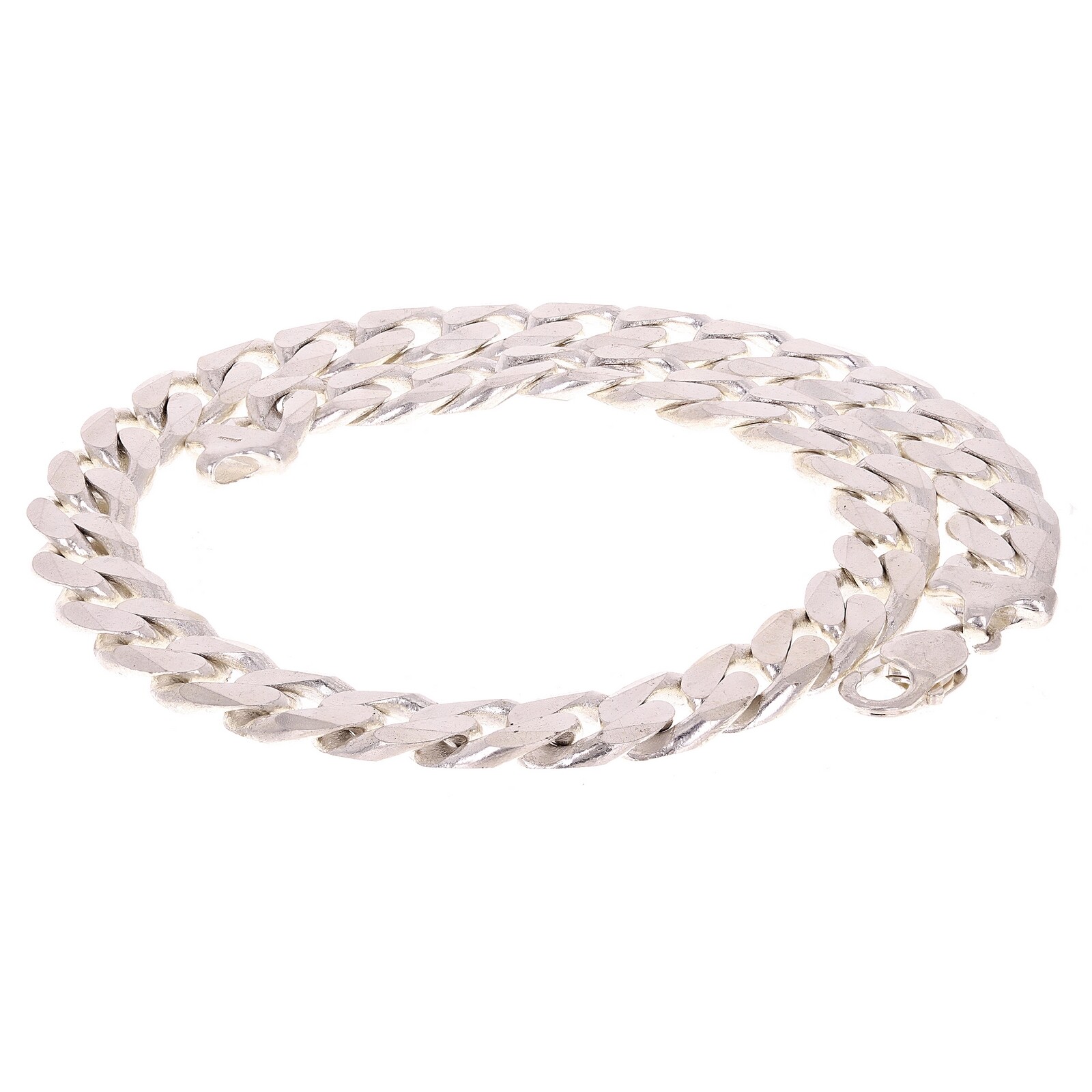 925 Sterling Silver Solid Cuban Link Chain Necklace 13mm 28.5″ 203.2grams