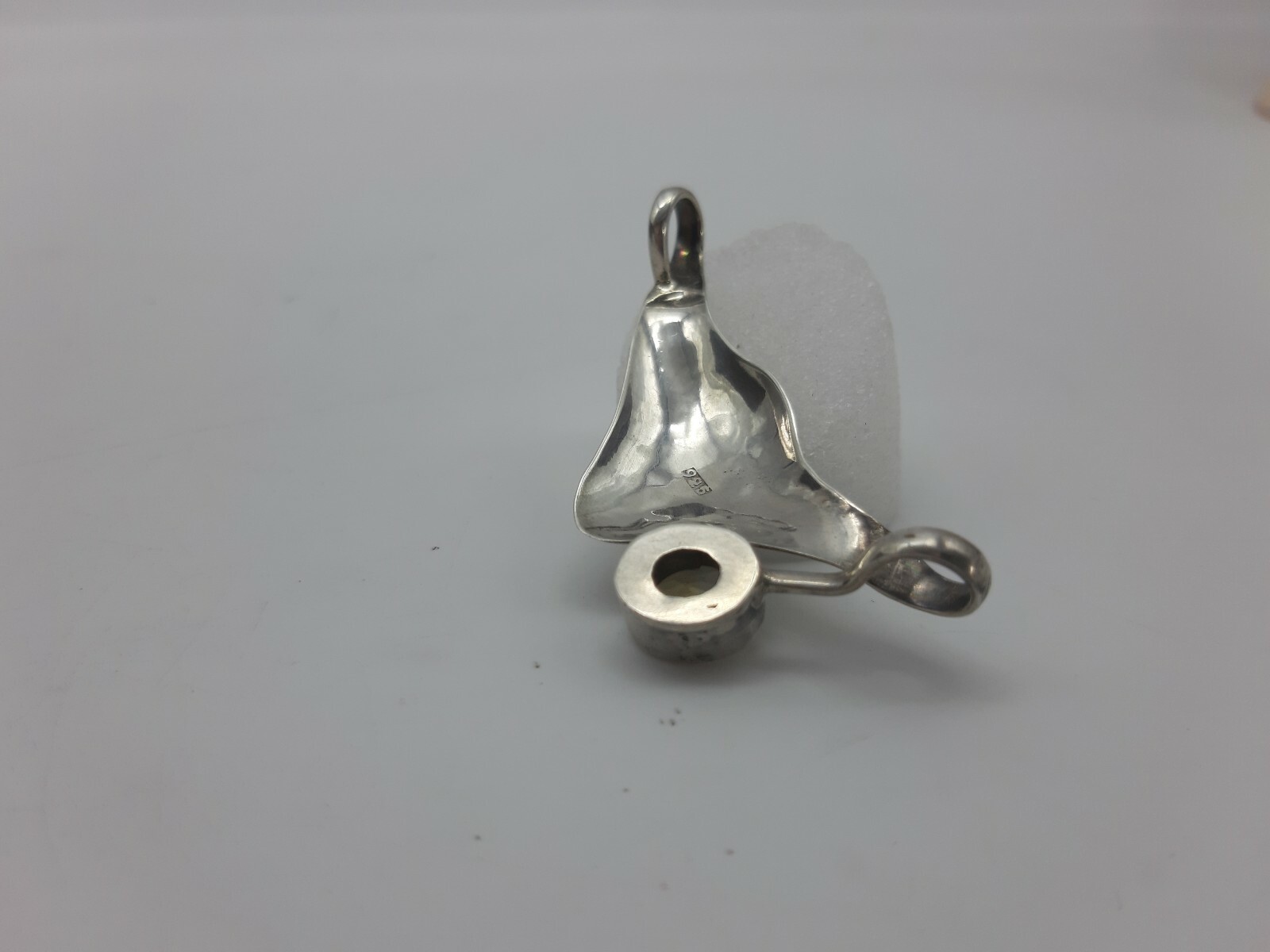 Pendant, Figure, Candle, Stylized Symbol, AG 925, PL08BCT, The Arcanum