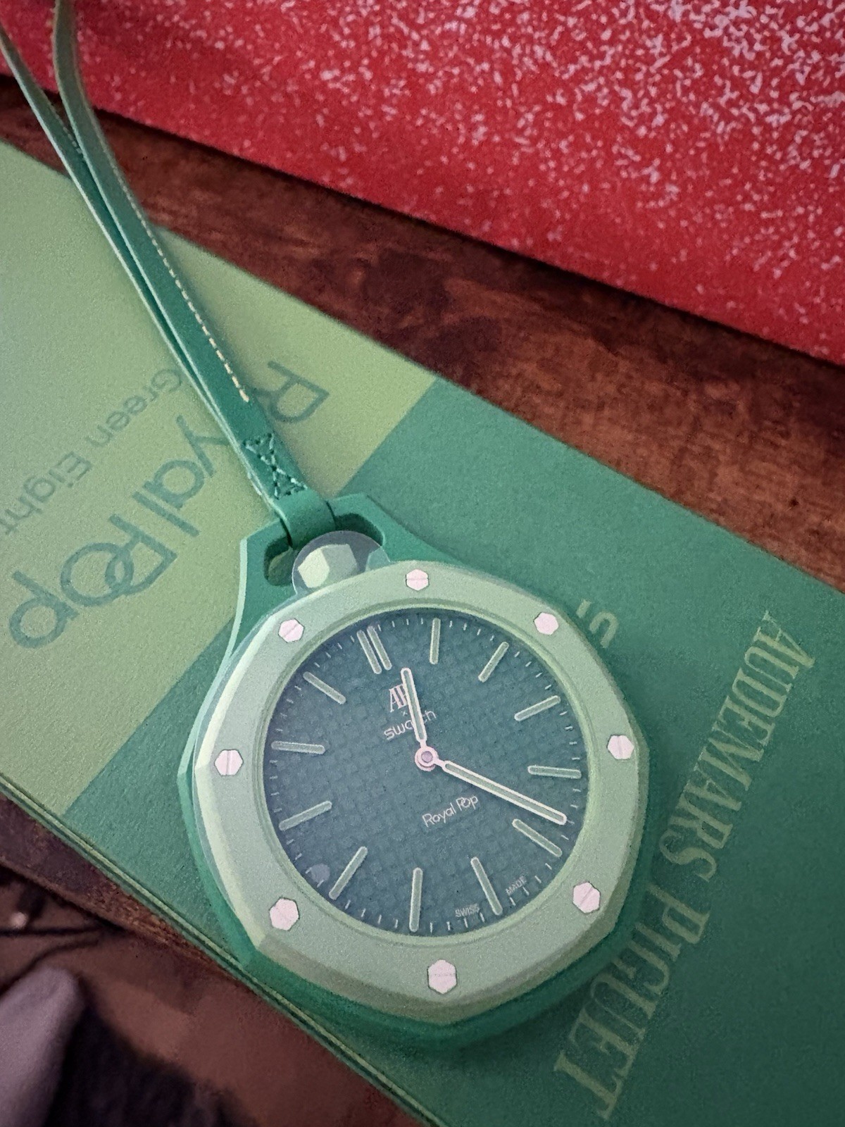 Swatch x Audemars Piguet Royal Pop Green Eight Quartz Green Watch w/ Box & Paper