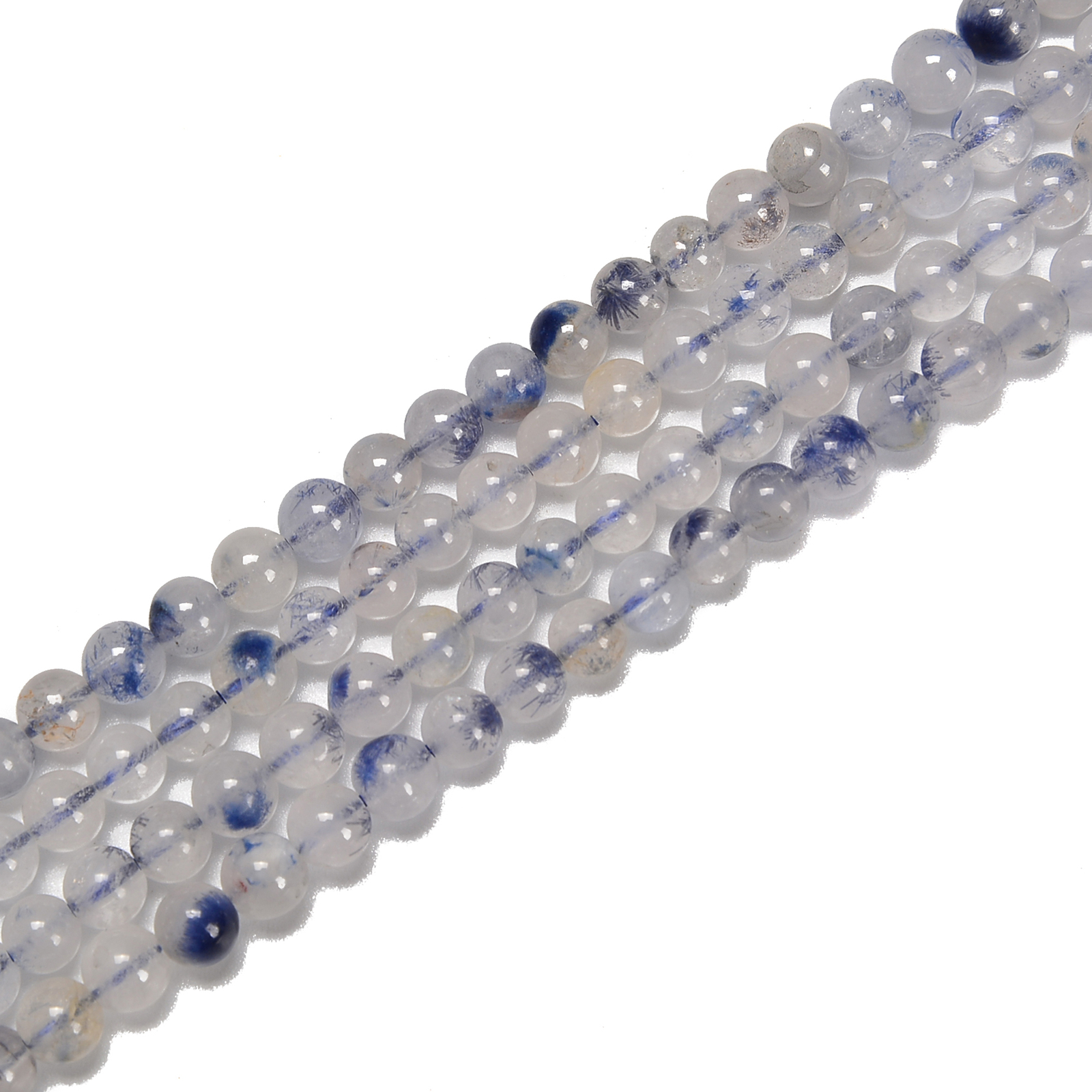 Ajoite Smooth Round Beads Size 4.5mm 15.5” Strand (4.5mm)