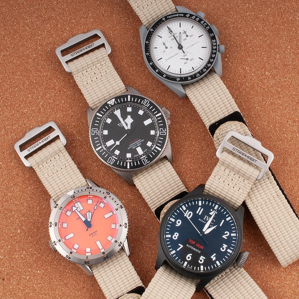 Hook and Loop Single Pass Watch Straps