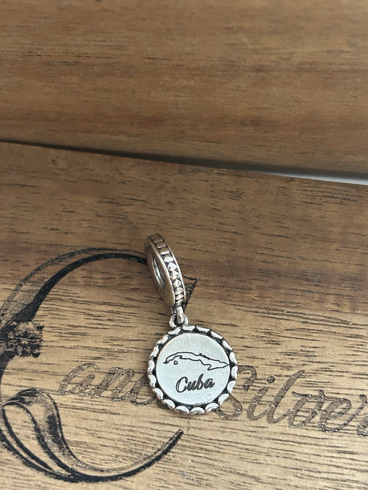 Custom Name / Text S925 Sterling Silver Charm Personalized Engraved Custom Text
