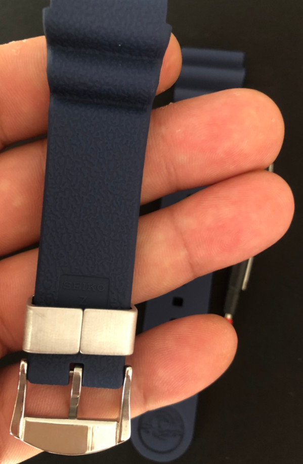 Seiko 22mm Blue Silicone Strap For Samurai And SRPA83 R03K011J0 Prospex Turtle