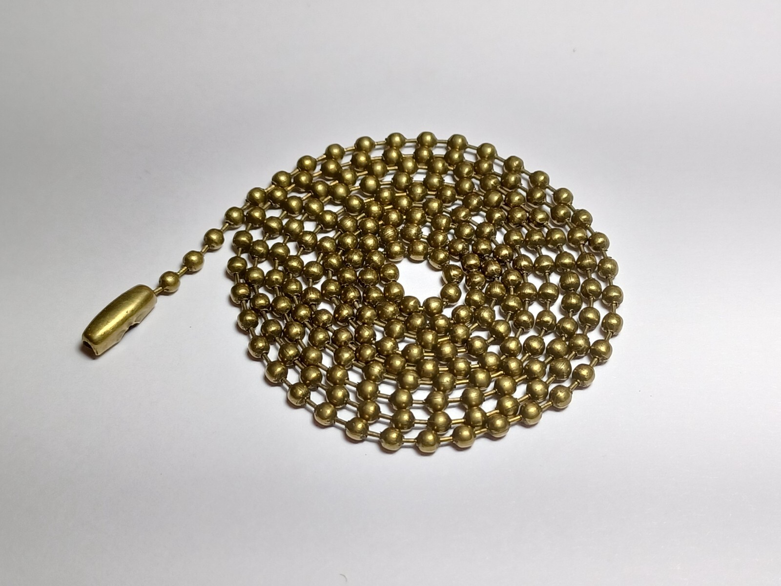 30″ Antique Copper 2.4mm Ball Bead Stylish Military Dog Tag Chain Necklace