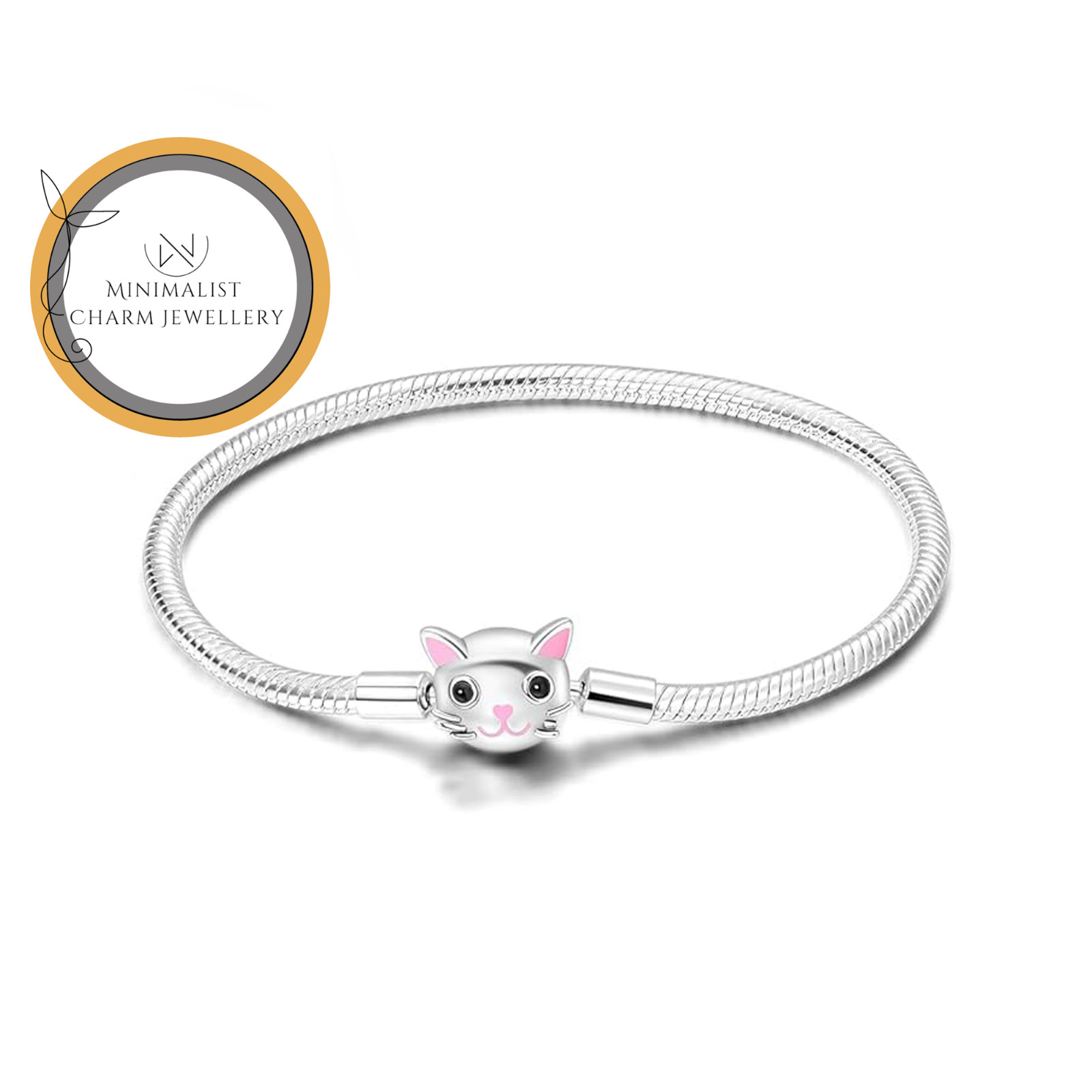 Cat Charm Bracelet, Bracelet For Charm, Cute Cat Bracelet