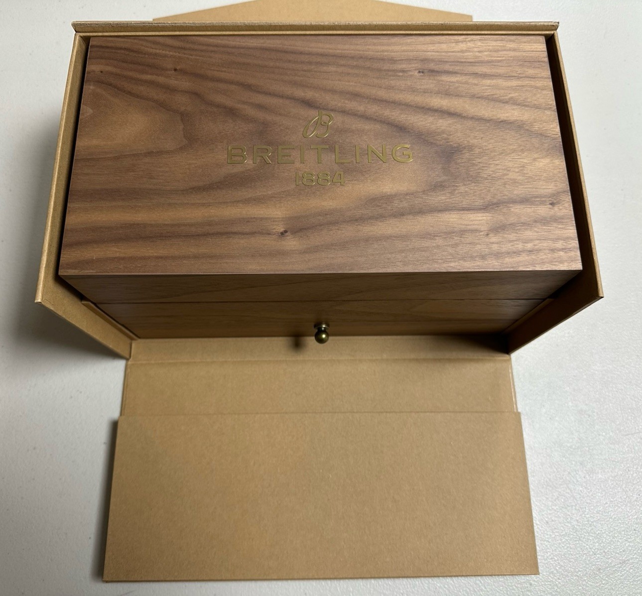 Breitling Collectors Box, 3 Watch Slot & Dror Below. 100% Authentic, Very Rare