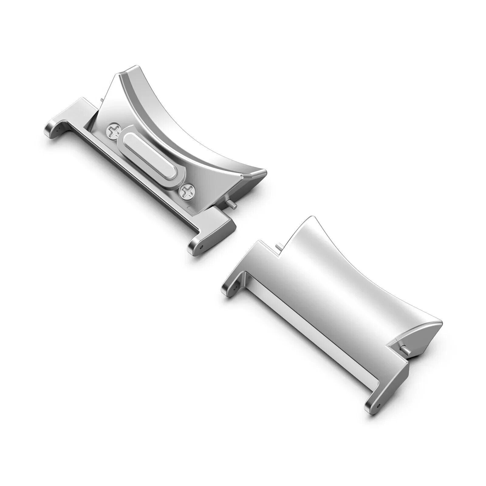 2Pcs/Kit Fit For Samsung Watch 4 5 6 22/20mm Steel Quick Adapter Metal Connector
