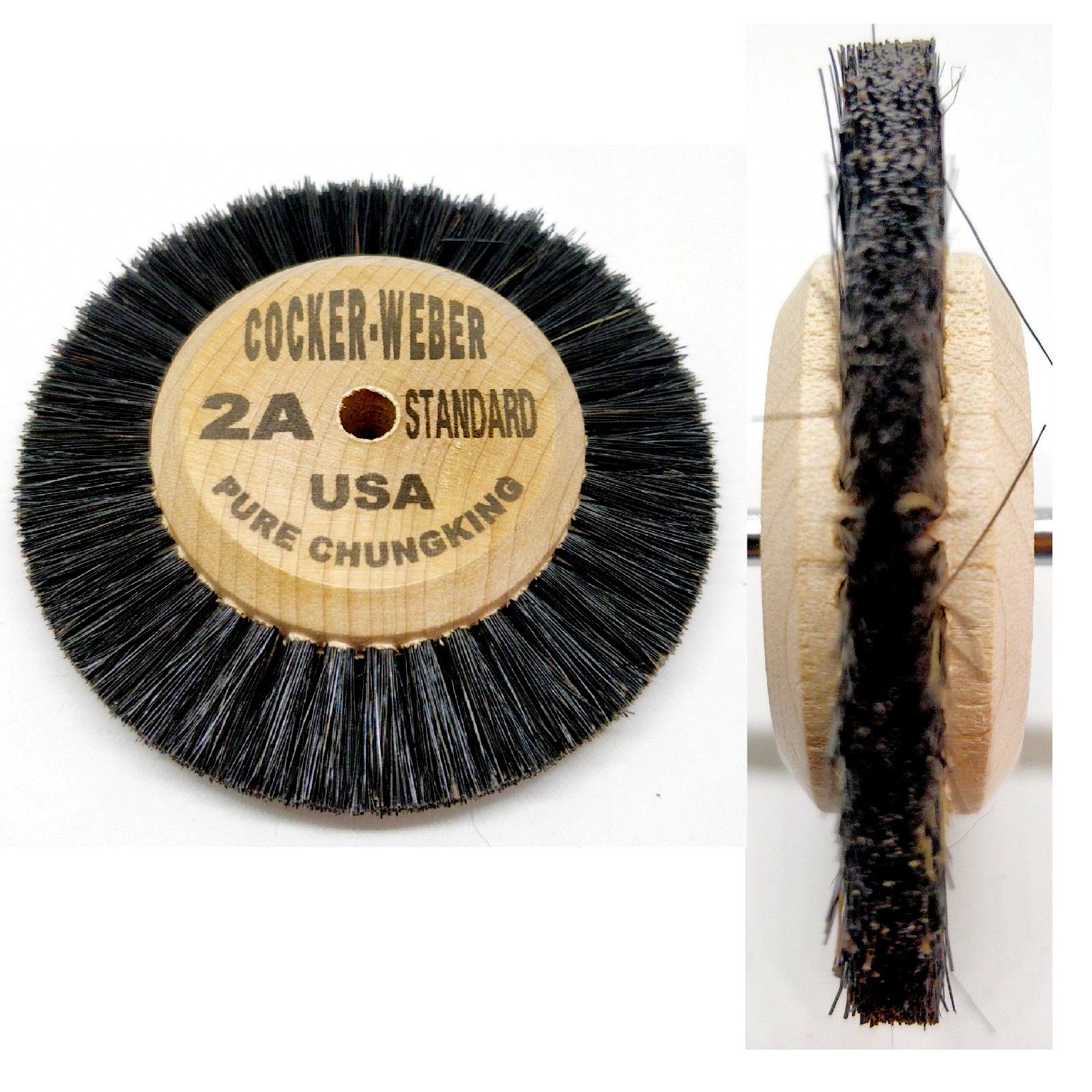 Cocker Weber Bristle Brushes Wooden Hub Assorted Original USA Jewelry Polishing