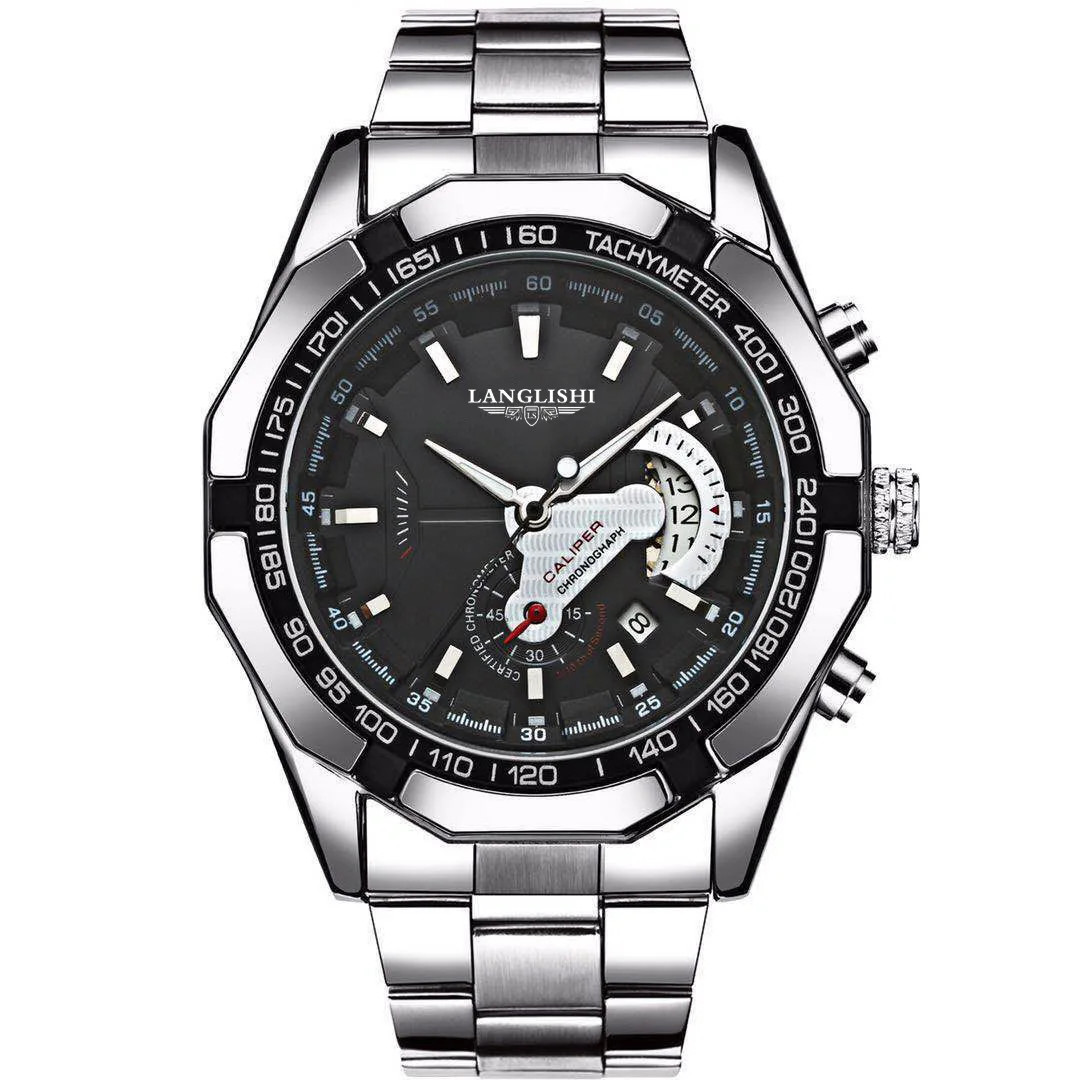 Men’s Large Dial Luminous Waterproof Calendar Watch Outdoor Sport