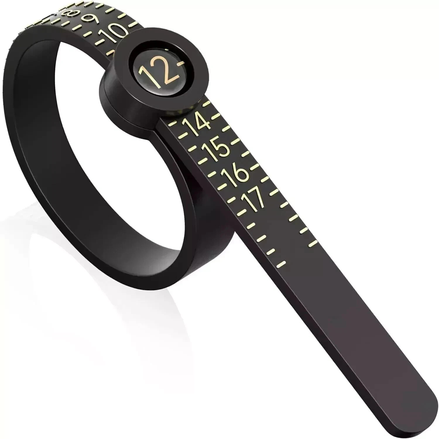 Ring Sizer Measuring Tool Set Metal Finger Sizing Gauge Women Men Wedding New