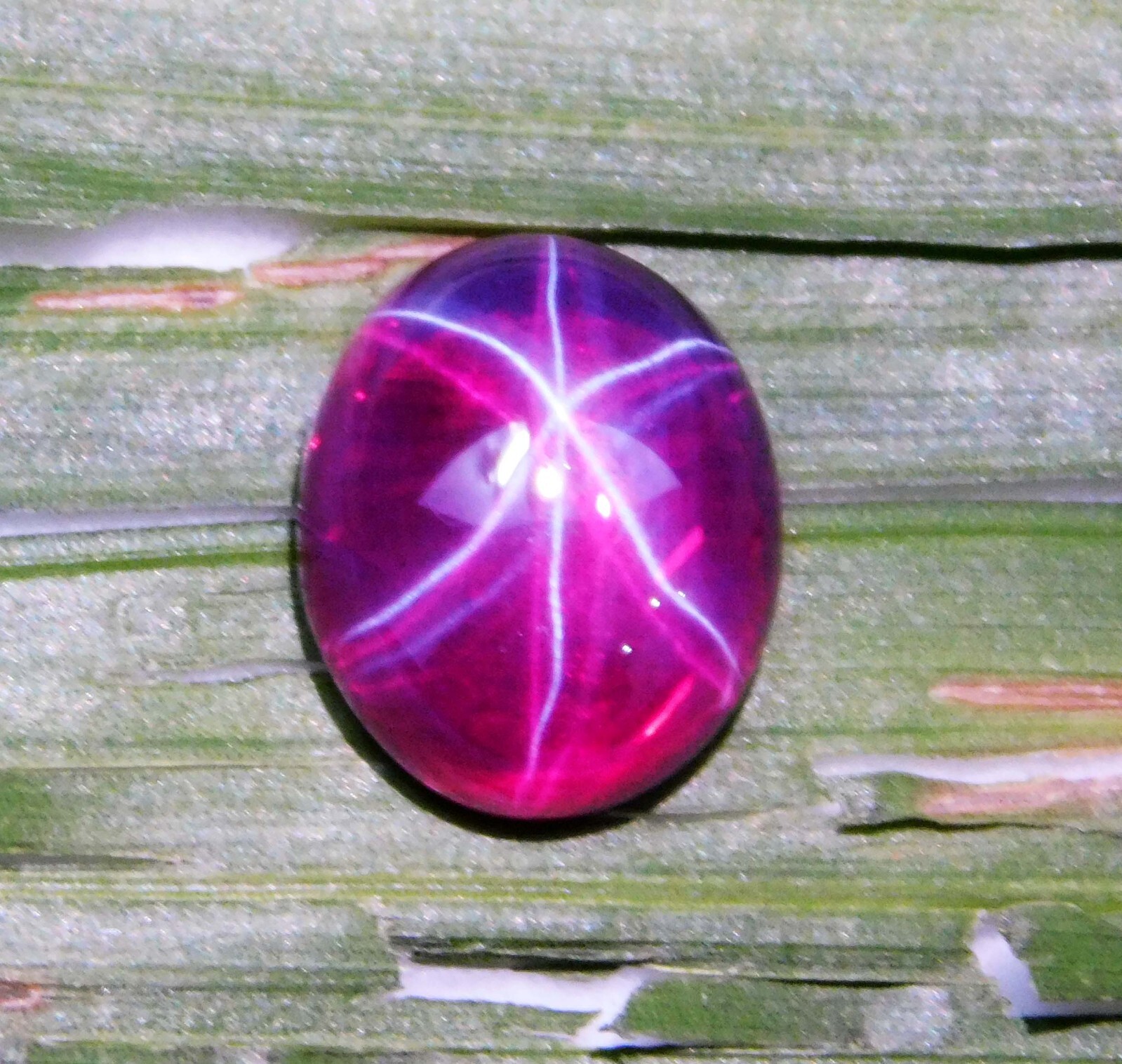 71.15 Ct Natural Red Star Ruby Cabochon Cut CERTIFIED Loose Gemstone 6 Rays