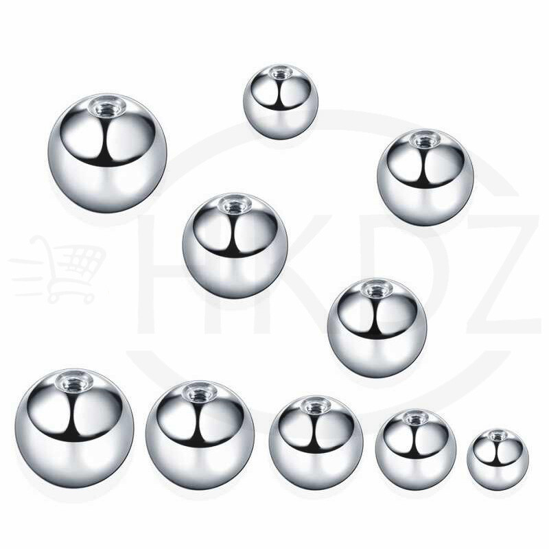 Replacement Spare Balls Labret Piercing Attachments 3mm 4mm 5mm 6mm 8mm 14G16G