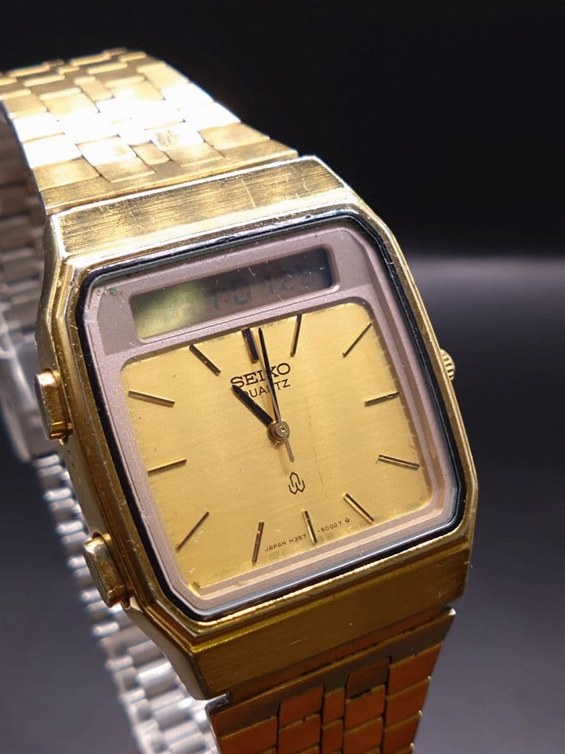 Operational SEIKO H357 5000 Digital Analog Hybrid