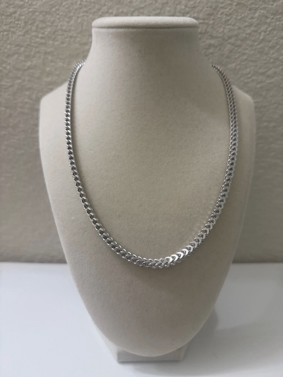 20 inch 4mm – 925 Sterling Silver Franco Chain