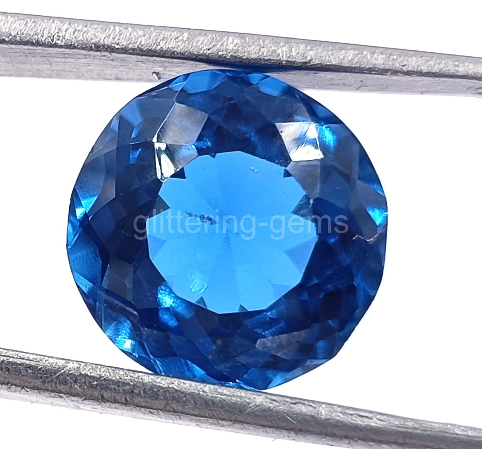 10.00 Ct Natural Blue Tanzanite – Round Cut IGL Certified Loose Gemstone 5DDT