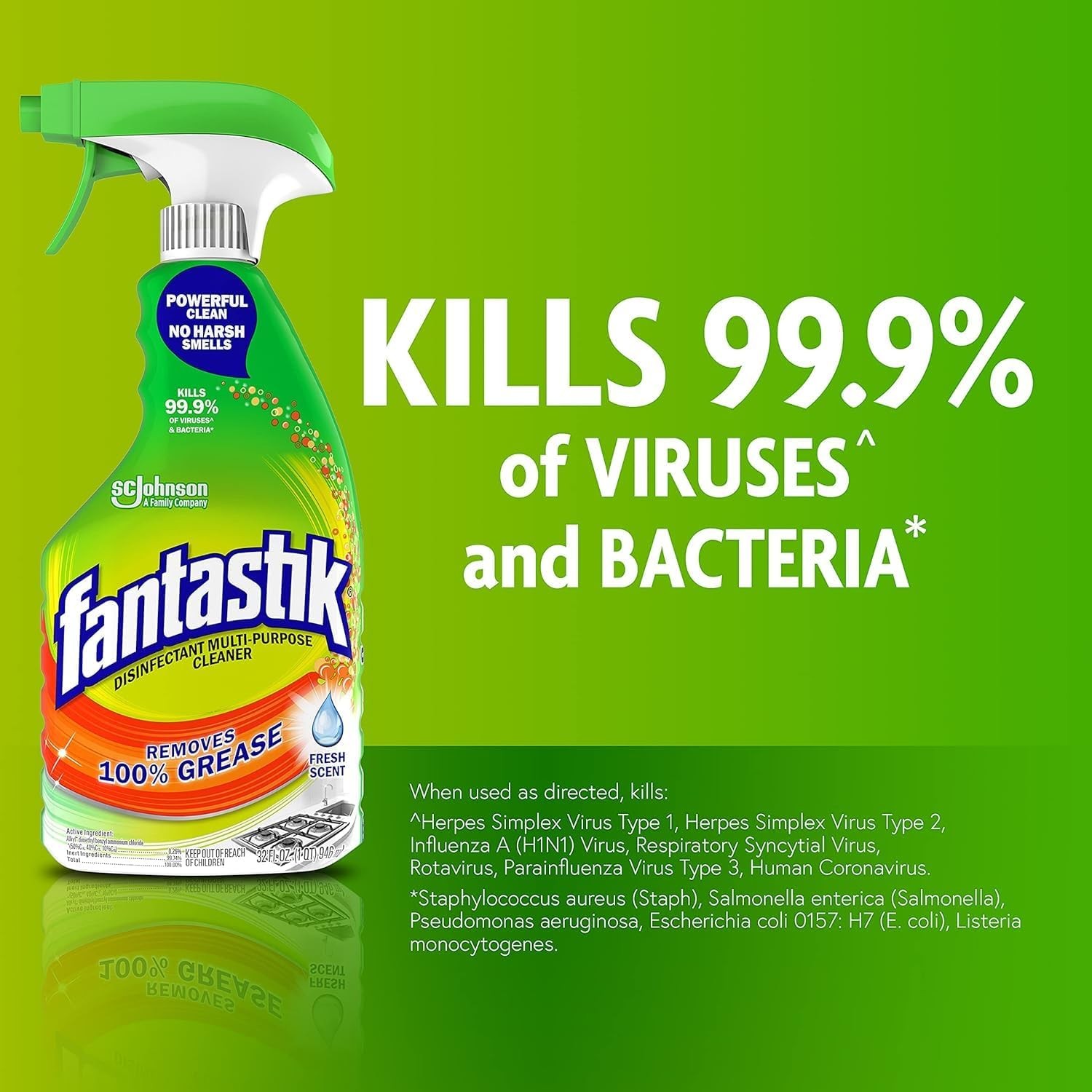 Fantastik All Purpose Cleaner, Multipurpose Surface 32 Fl Oz (Pack of 1)