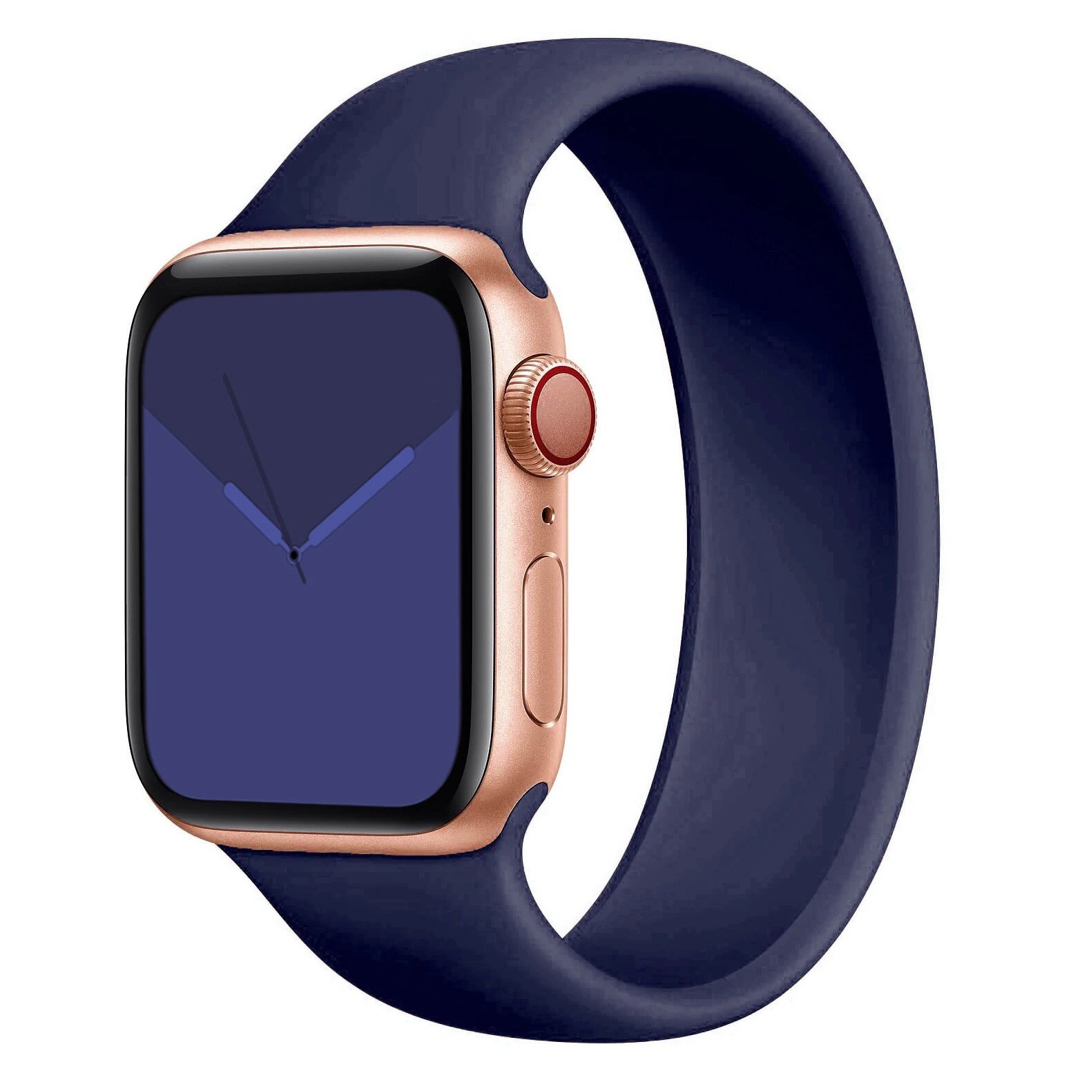 Silicone Solo Loop Band Strap Hot For Apple Watch Series 6 7 8 9 10 42/44/45 mm