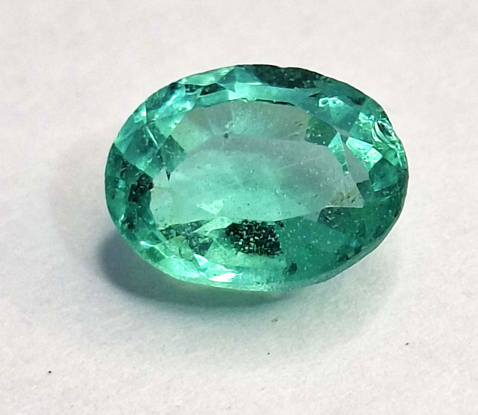 Oval Shape Green Zambian Emerald 4-6 Ct Certified Natural Loose Gemstone TQ775