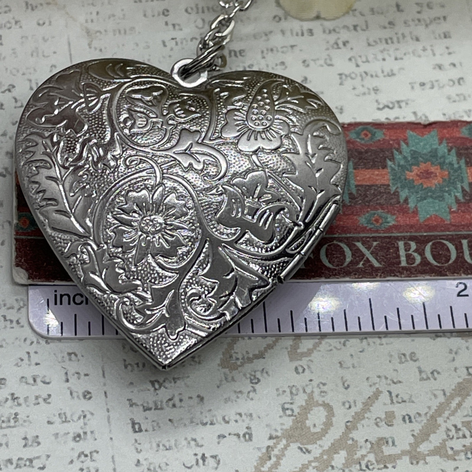 Heart Silver Locket Green Rose Gothic Black Necklace Photo Bride bridal wedding