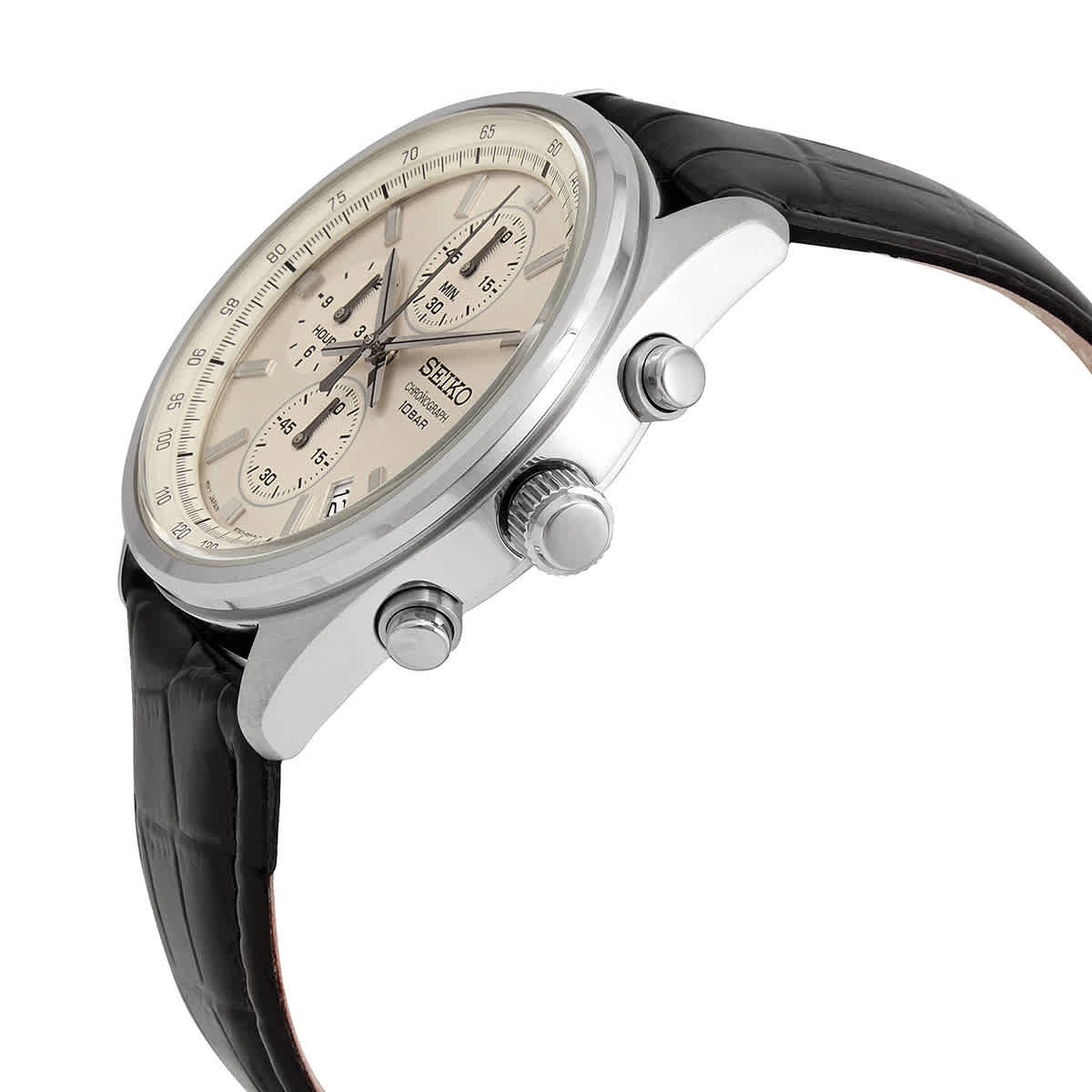 Seiko Chronograph Quartz Champagne Dial Men’s Watch SSB383