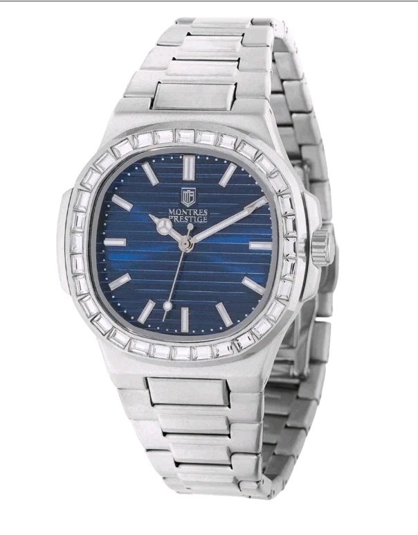 Montres Prestige × Invicta MPW-0326 Crystal Horizon 42mm Blue Textured Dial SS