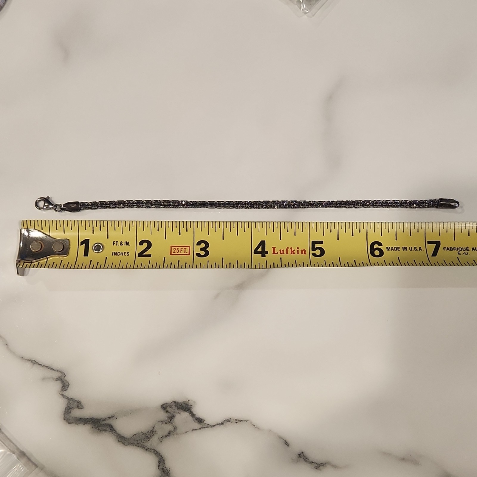 7.5″ Iced Barrel Tennis Bracelet